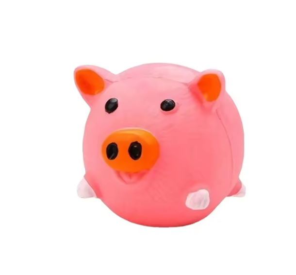 Squeaky Pig Dog Toy